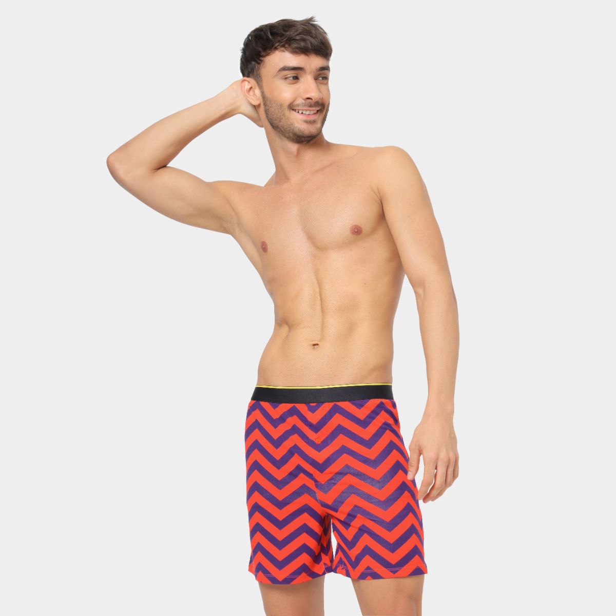 Bummer Soft Modal Boxers Chevron Front