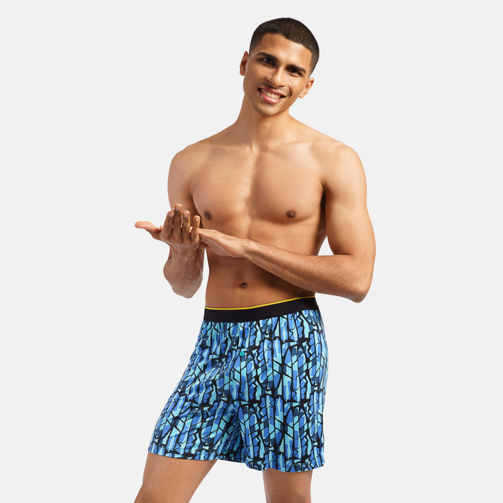 Bummer Soft Modal Boxers Ice Front