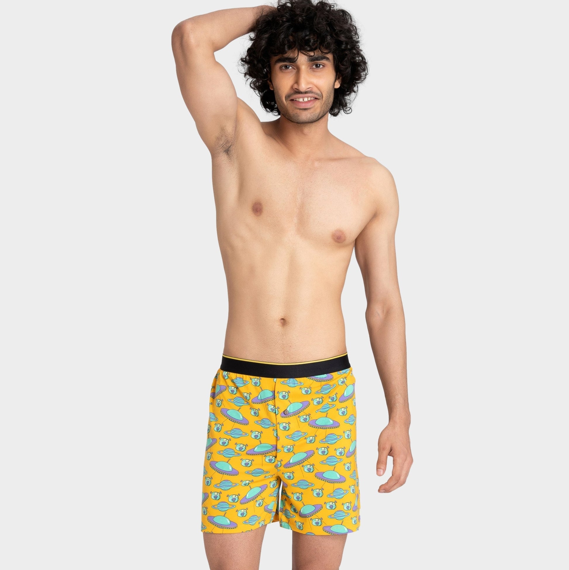 Bummer Soft Modal Boxers Spacepunks Front