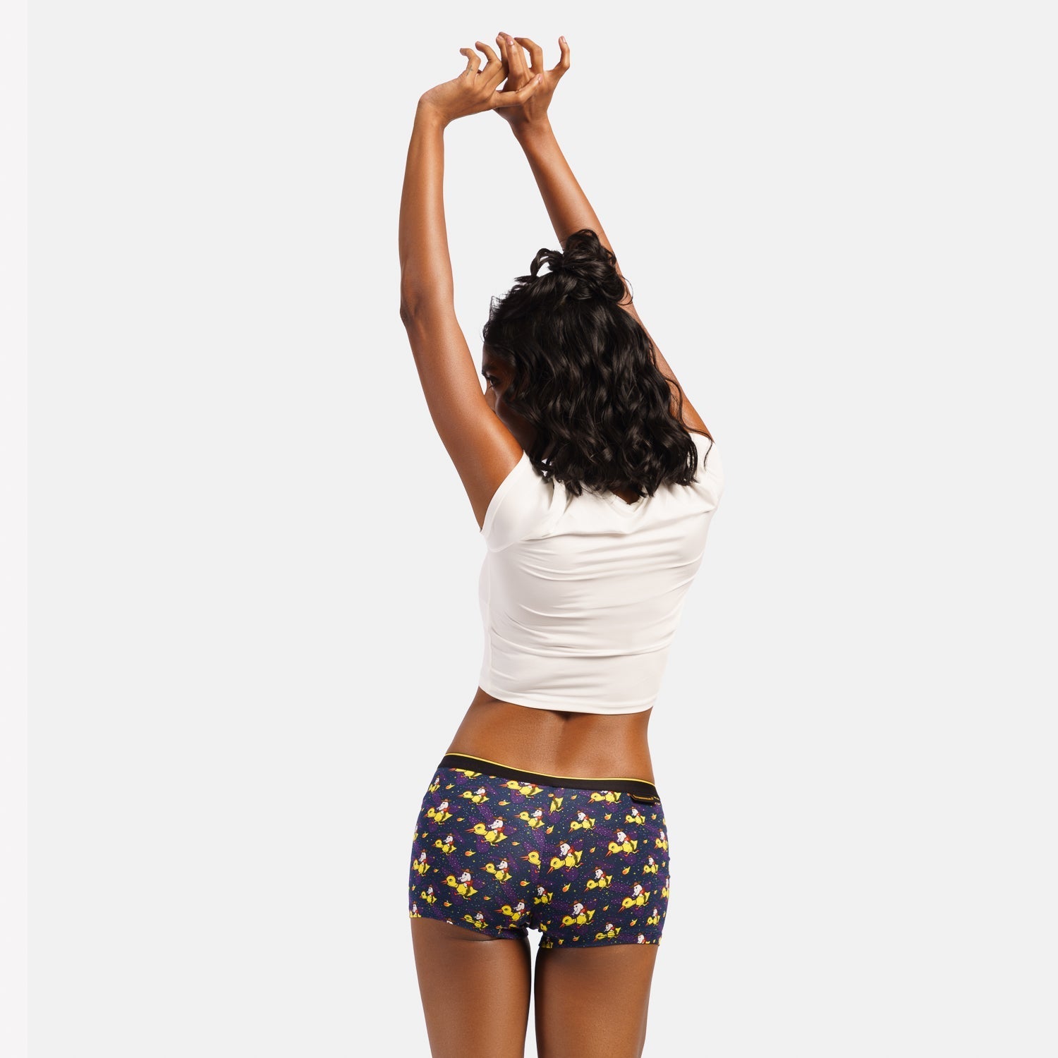 Bummer Soft Modal Boy Shorts Sunny Ride Up Zoom 