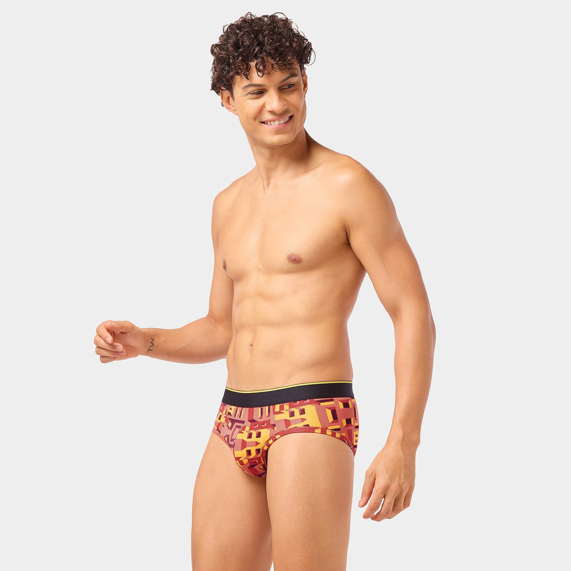 Bummer Soft Modal Briefs Bricked Front 