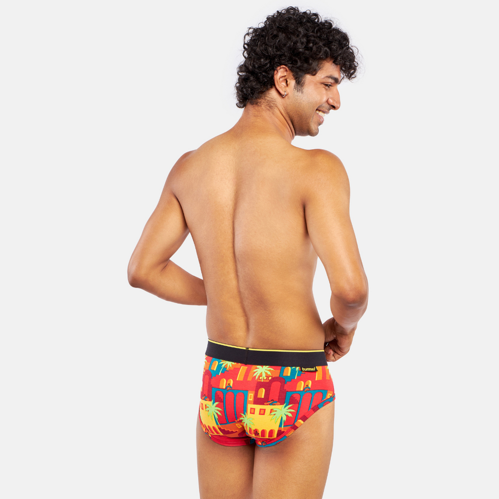 Bummer Soft Modal Briefs Casablanca Back 