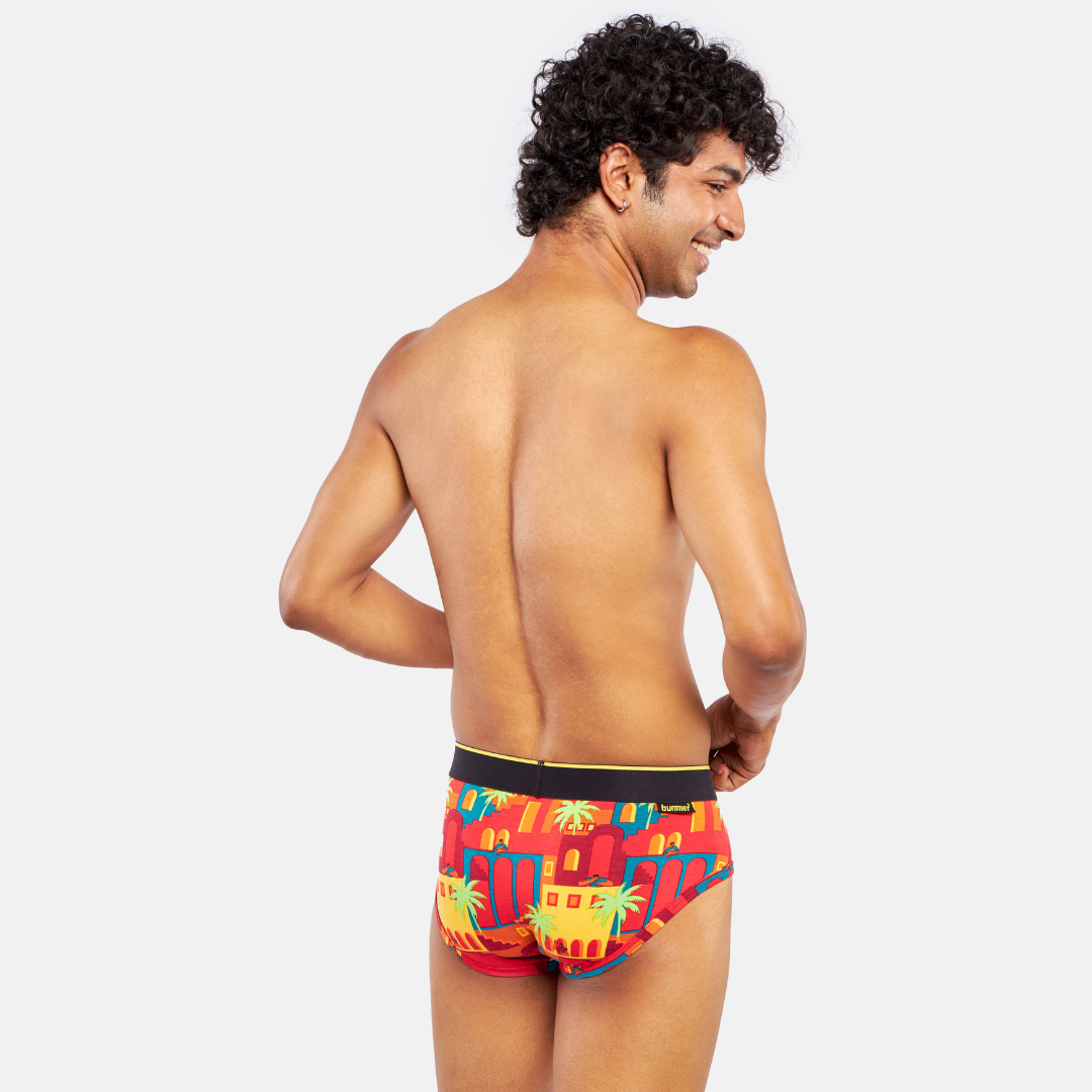 Bummer Soft Modal Briefs Casablanca Back 