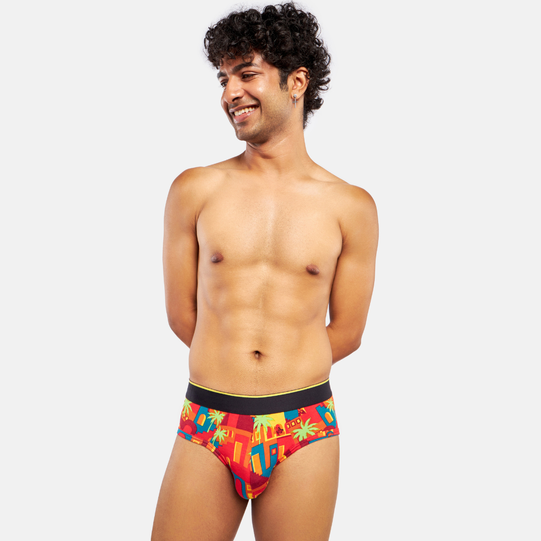 Bummer Soft Modal Briefs Casablanca Front 