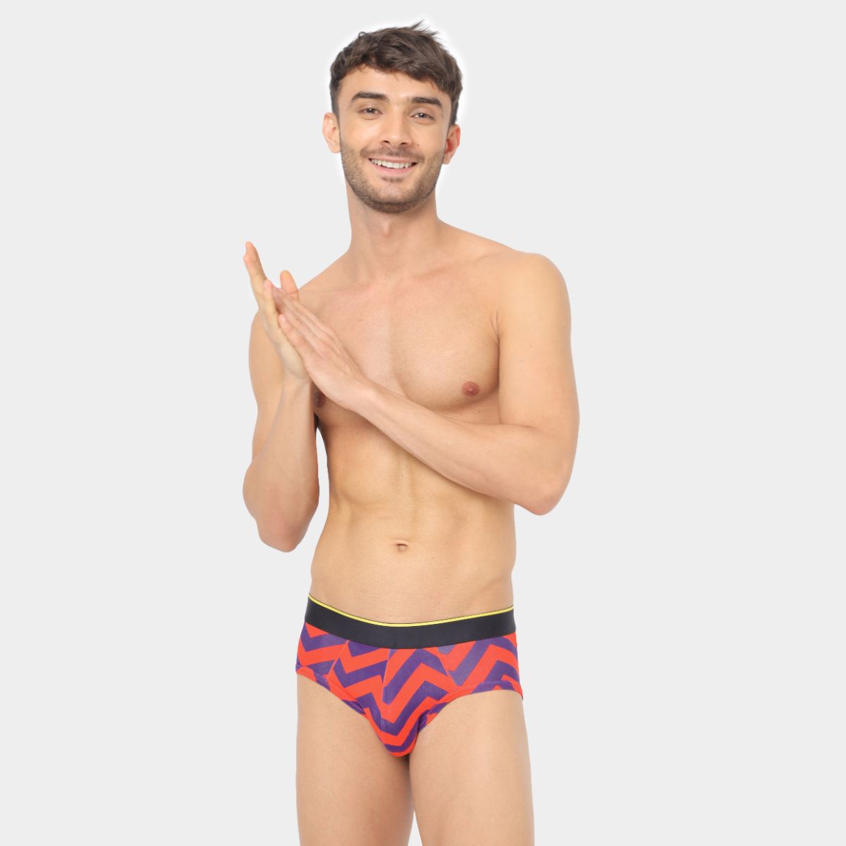 Bummer Soft Modal Briefs Chevron Front 
