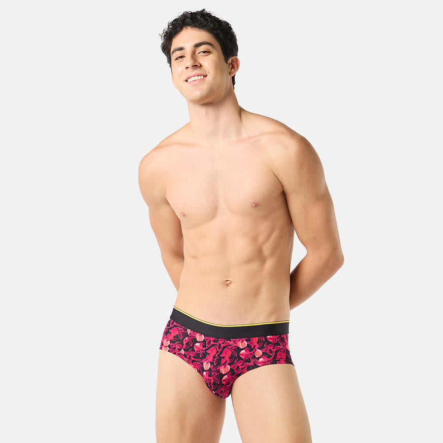 Bummer Soft Modal Briefs Garden of Teas Front 