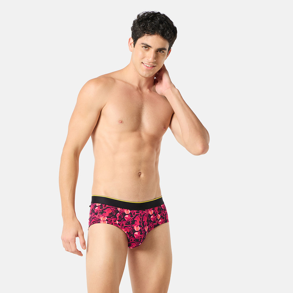 Bummer Soft Modal Briefs Garden of Teas Side 