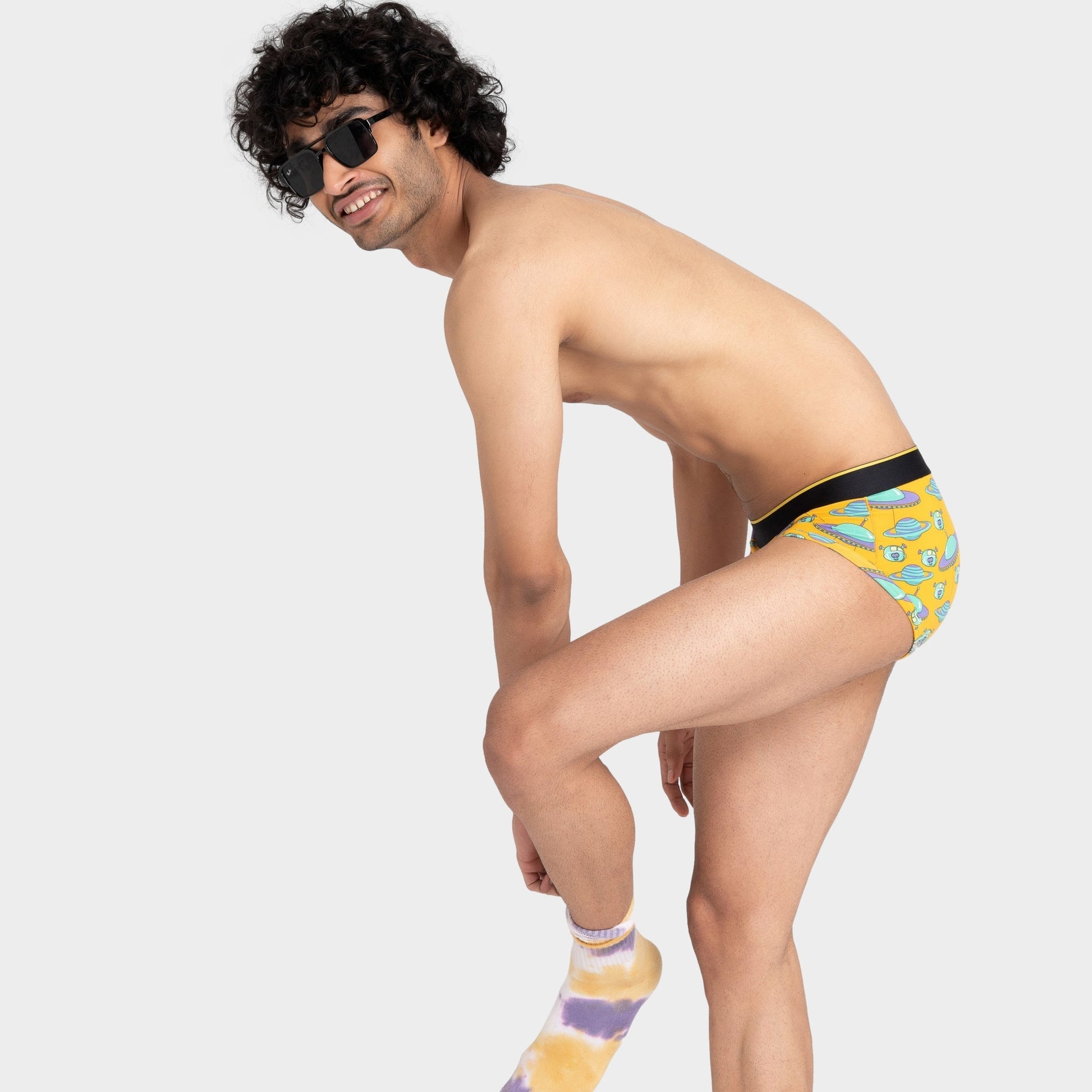 Bummer Soft Modal Briefs Spacepunks Back 