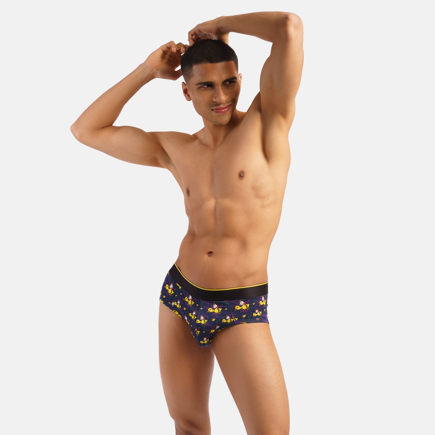 Bummer Soft Modal Briefs Sunny Ride Up Back 