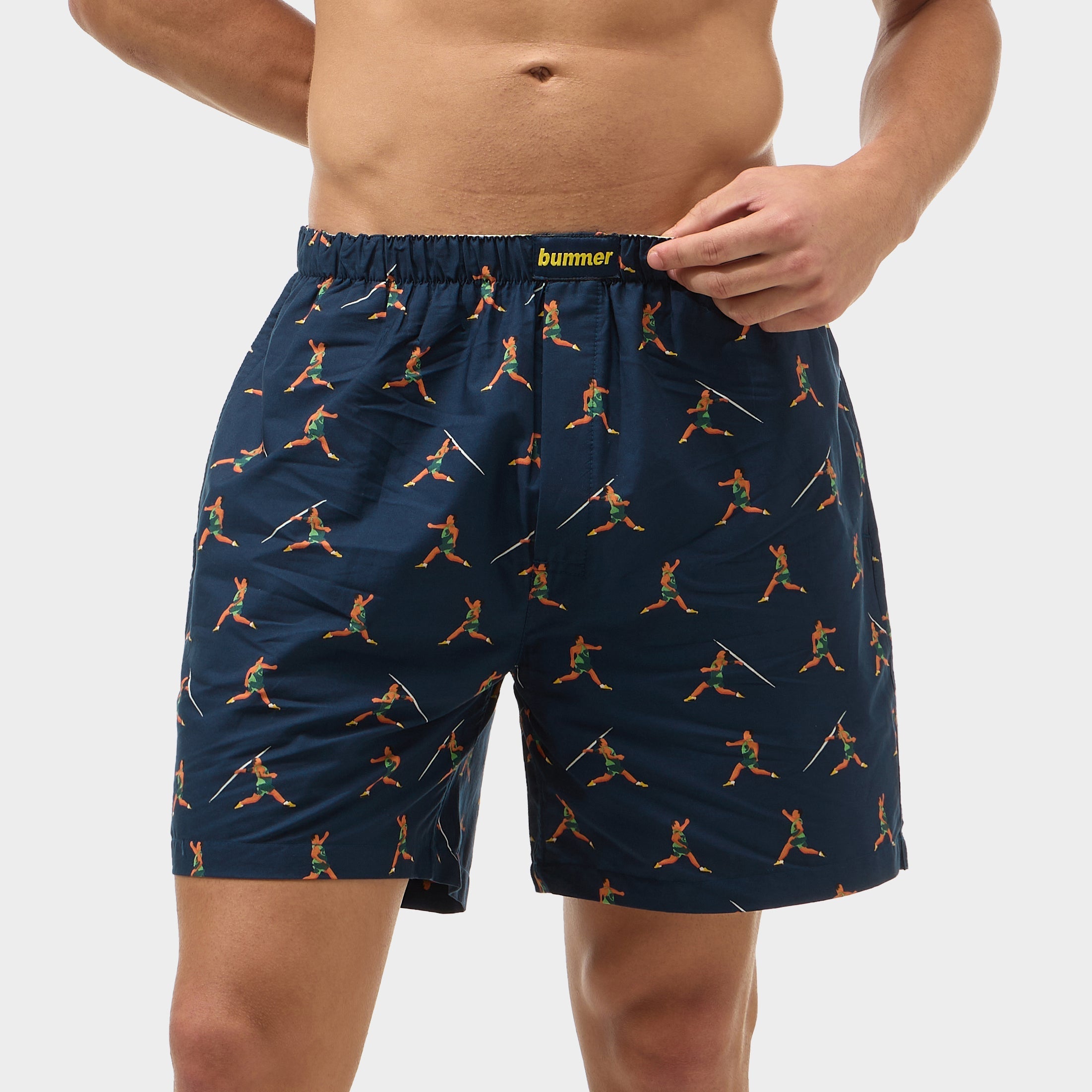 Bummer Cotton Boxers Jabby Front Zoom