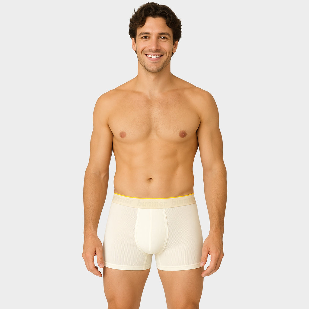Bummer Soft Ribbed Trunks Opal Front 