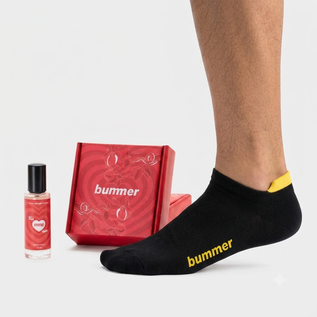 Cotton Unisex Ankle Socks & Perfume
