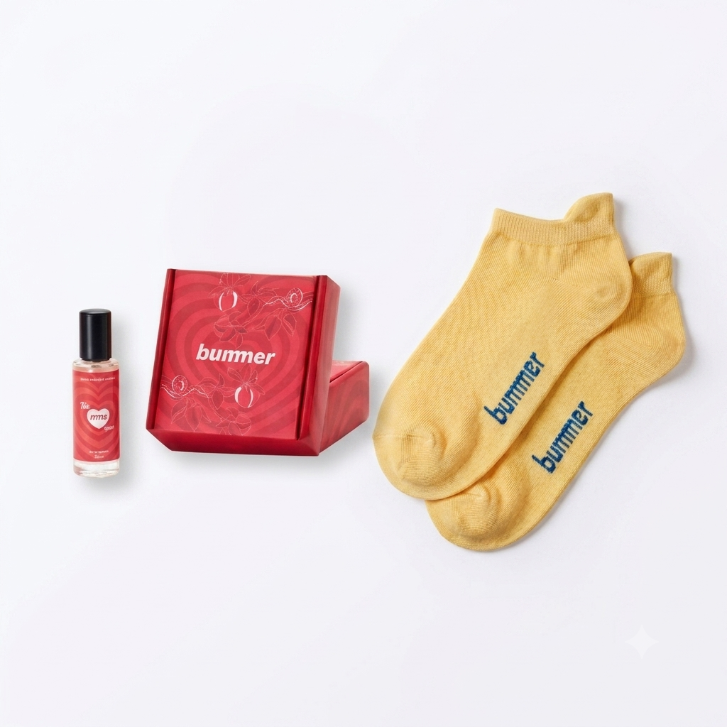 Cotton Unisex Ankle Socks & Perfume