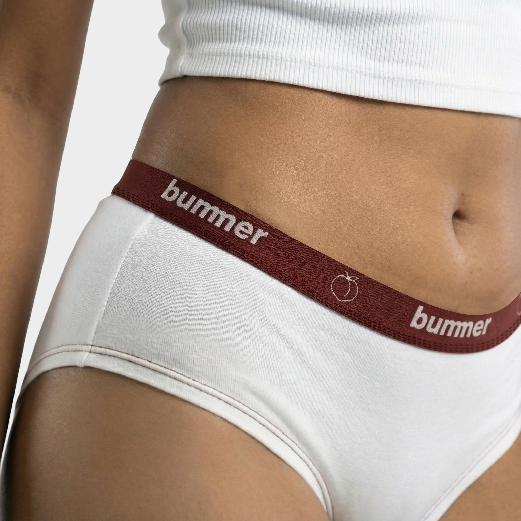 Cotton Stretch Hipster - Blanc