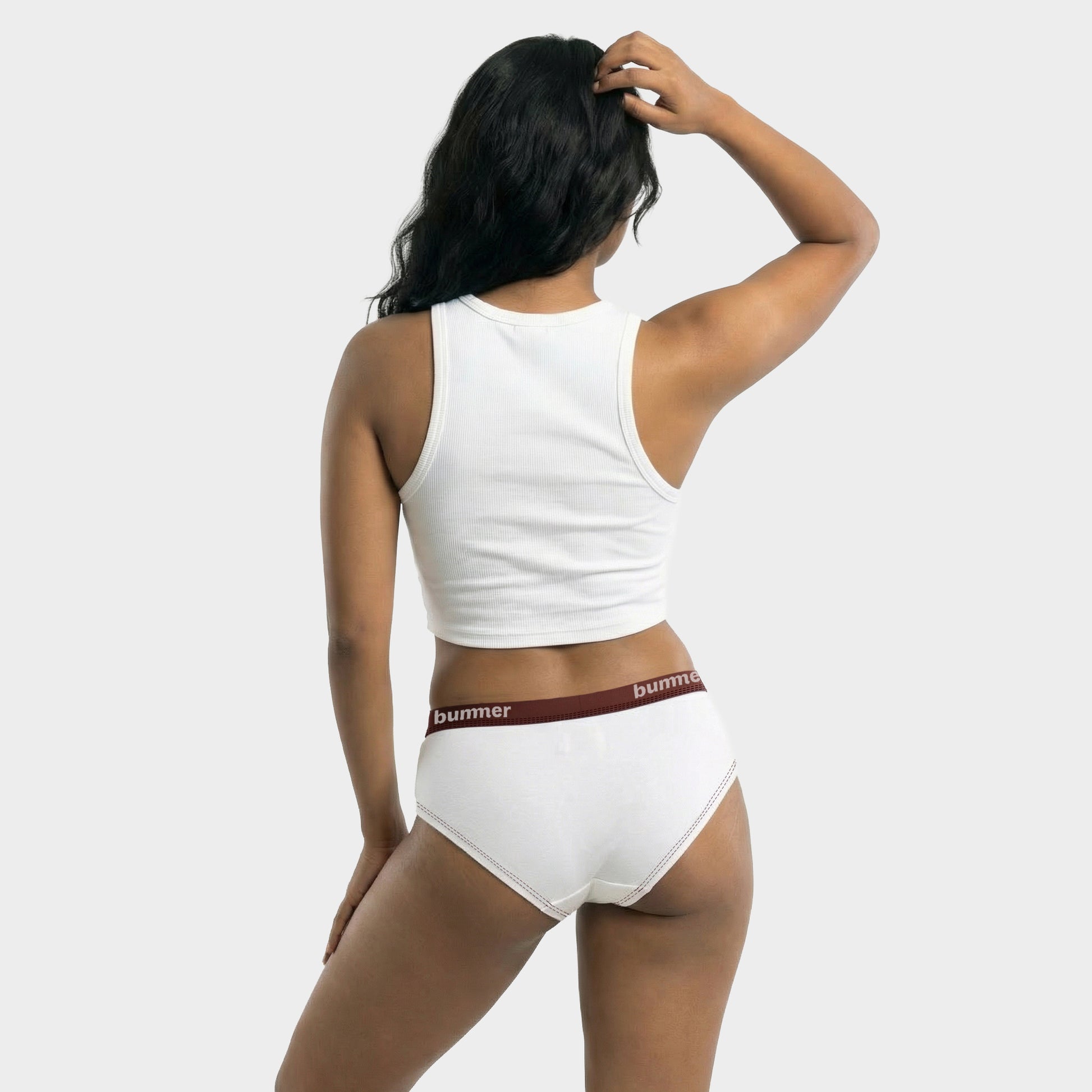 Cotton Stretch Hipster - Blanc