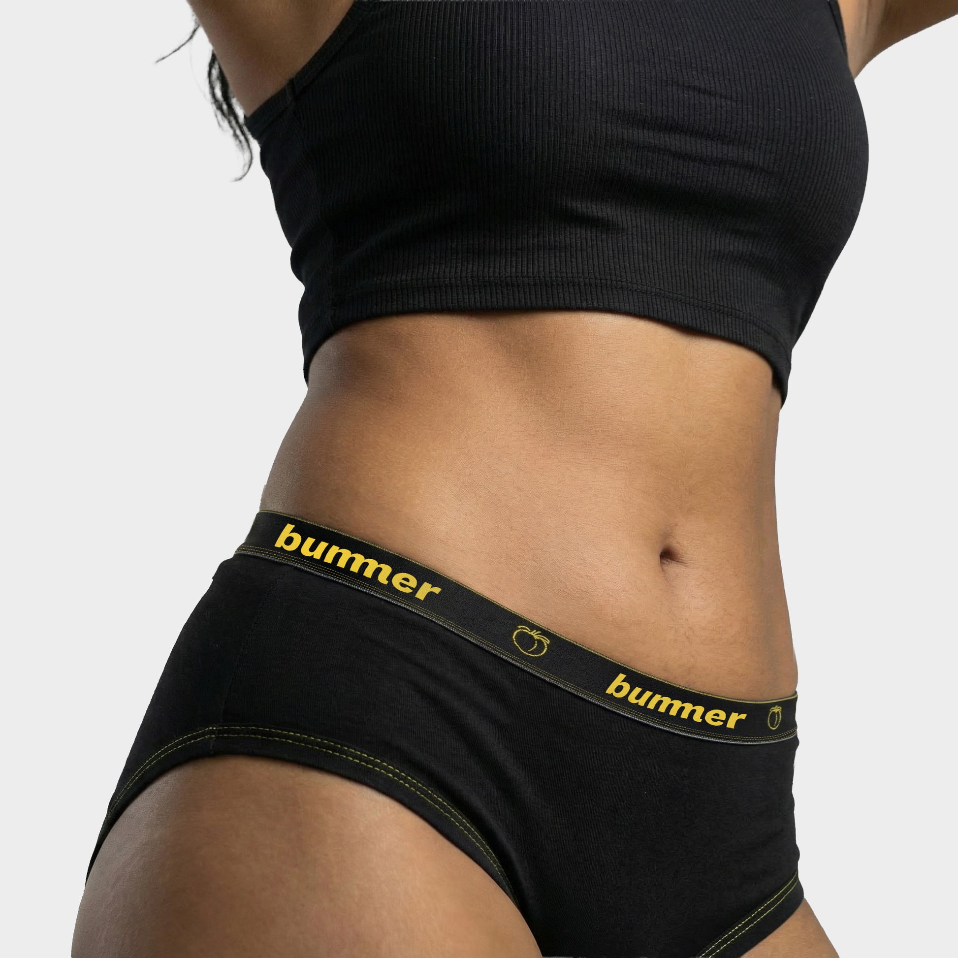 Brief & Hipster Matching Set - Noir