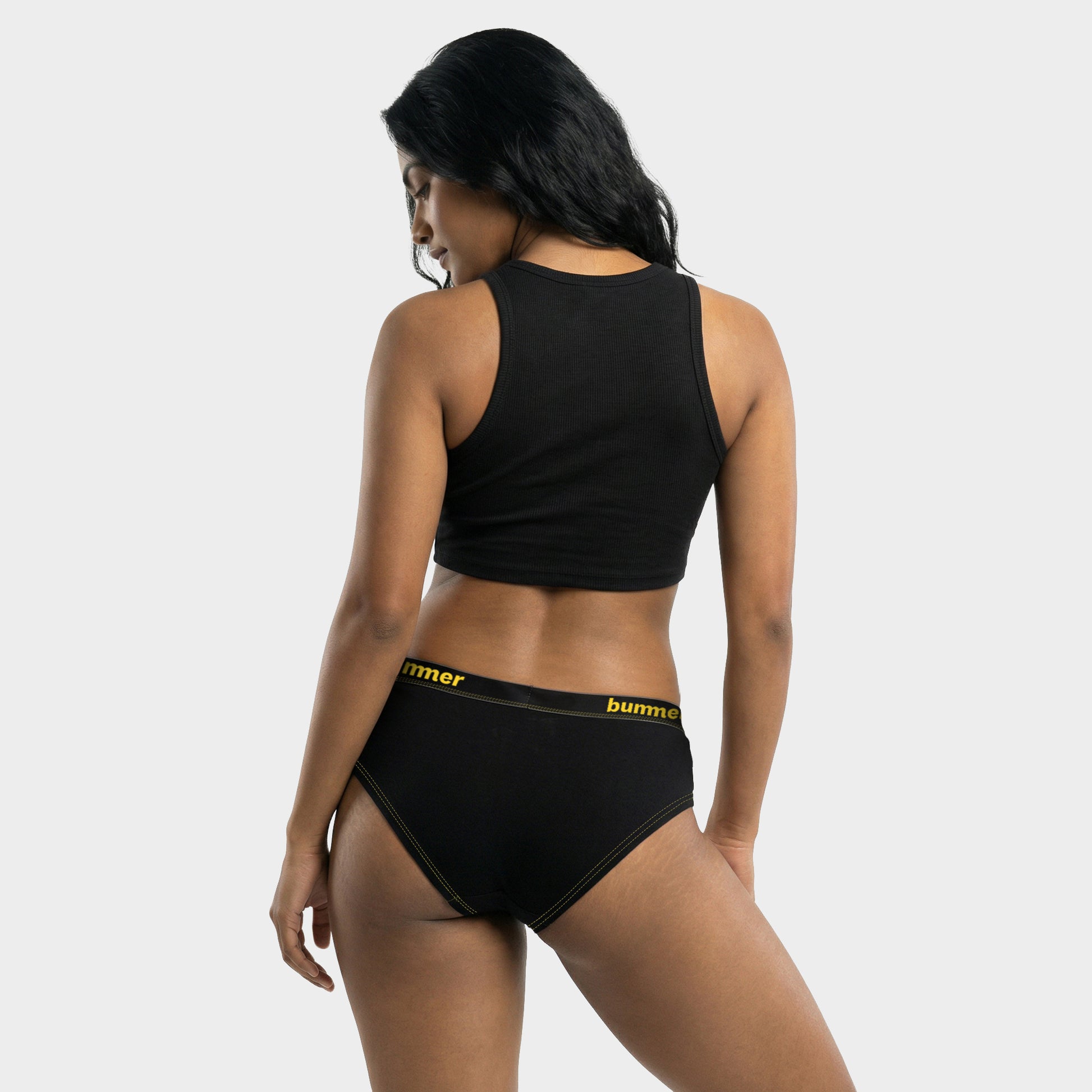 Cotton Stretch Hipster - Noir