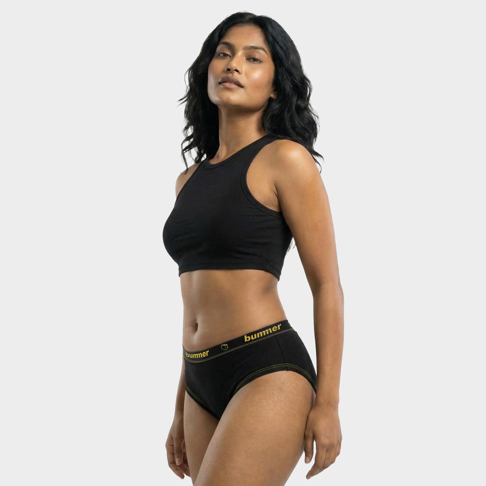 Cotton Stretch Hipster - Noir