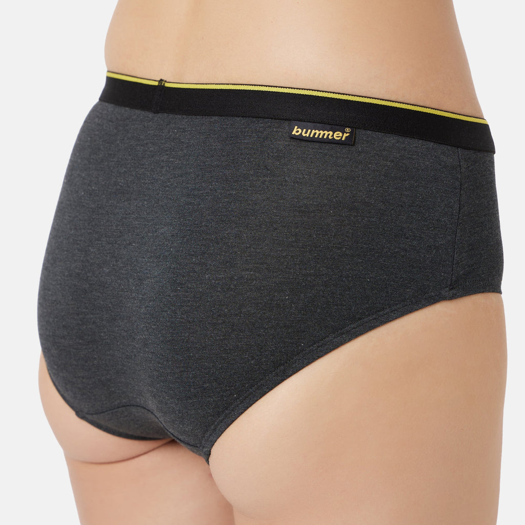 Bummer Soft Modal Hipster Charcoal Melange Zoom 
