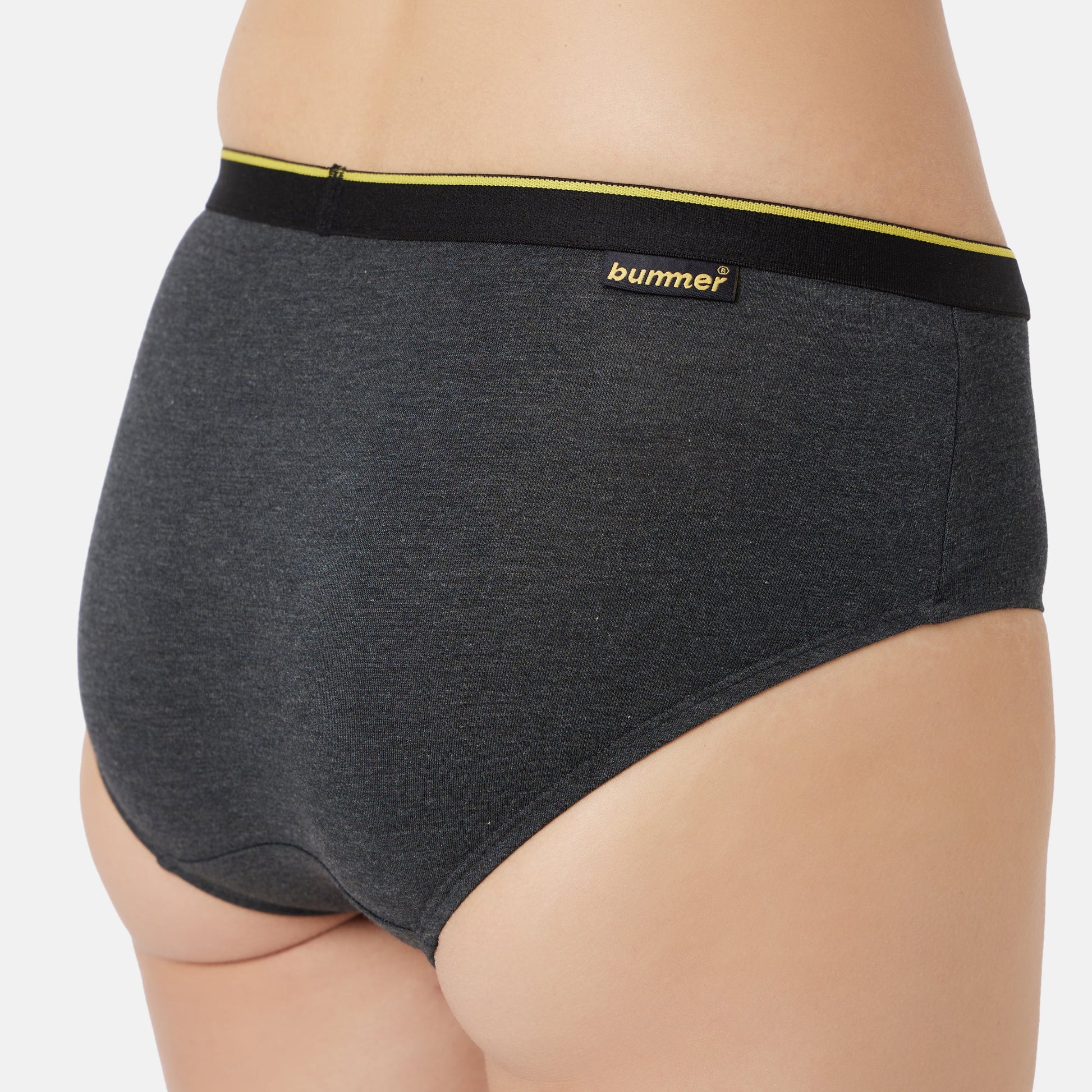Bummer Soft Modal Hipster Charcoal Melange Zoom 