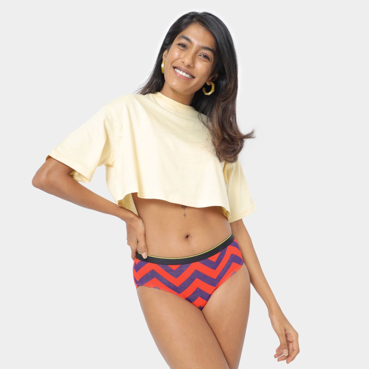 Bummer Soft Modal Hipster Chevron Front 