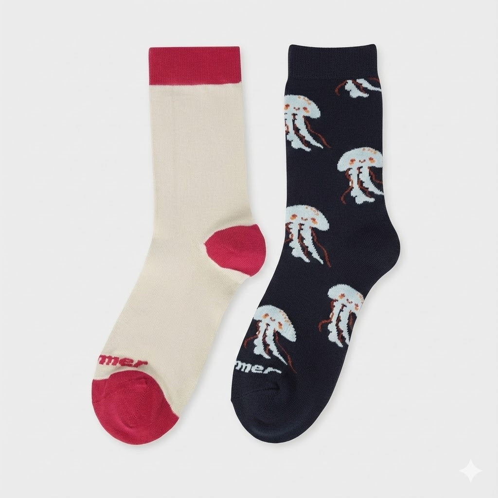 Unisex Quarter Socks -  2 Pack