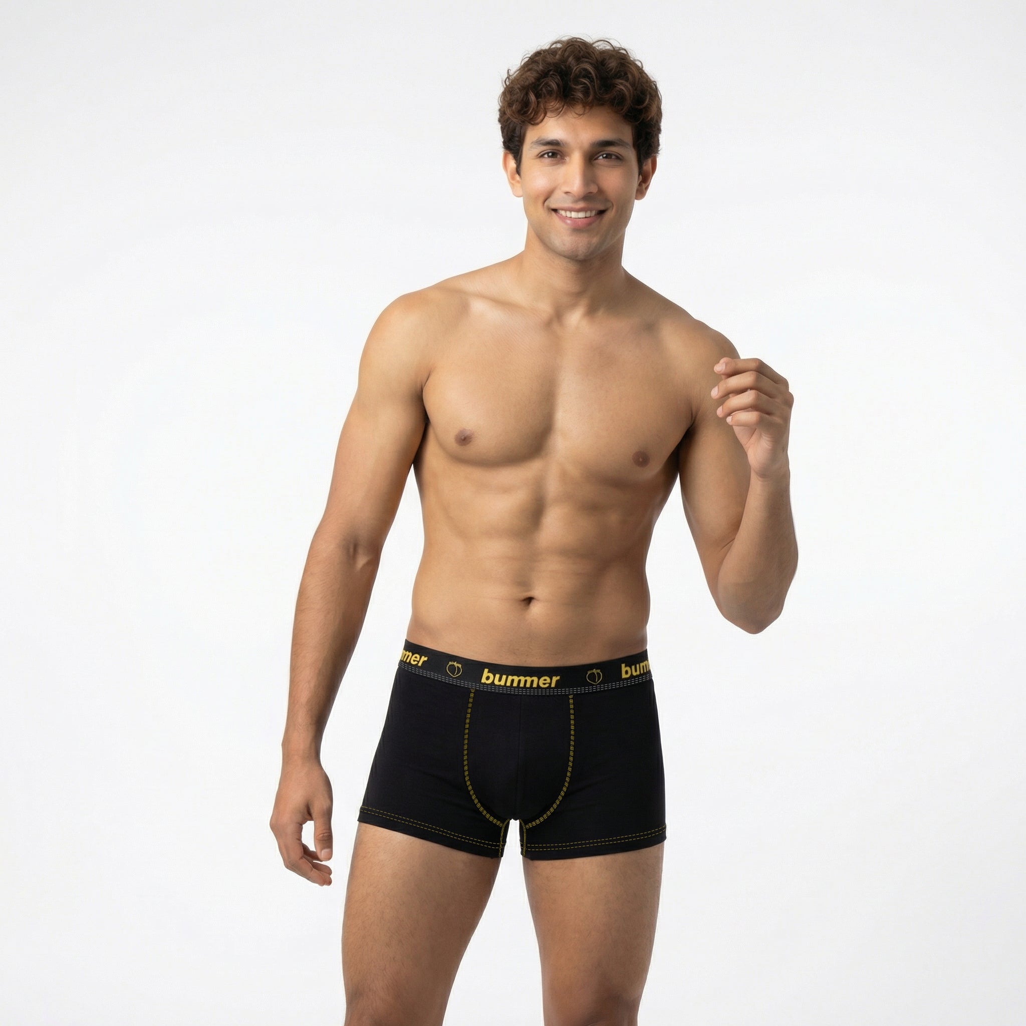 Cotton Stretch Trunks - Noir