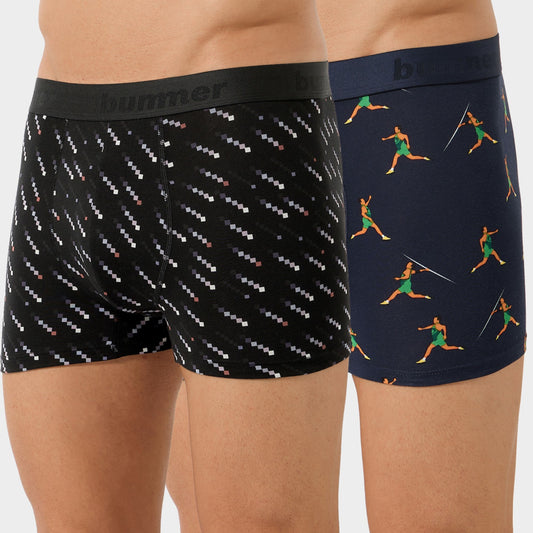 Cotton Stretch Trunks 2-Pack