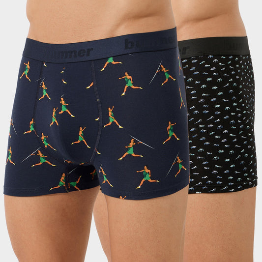 Cotton Stretch Trunks 2-Pack