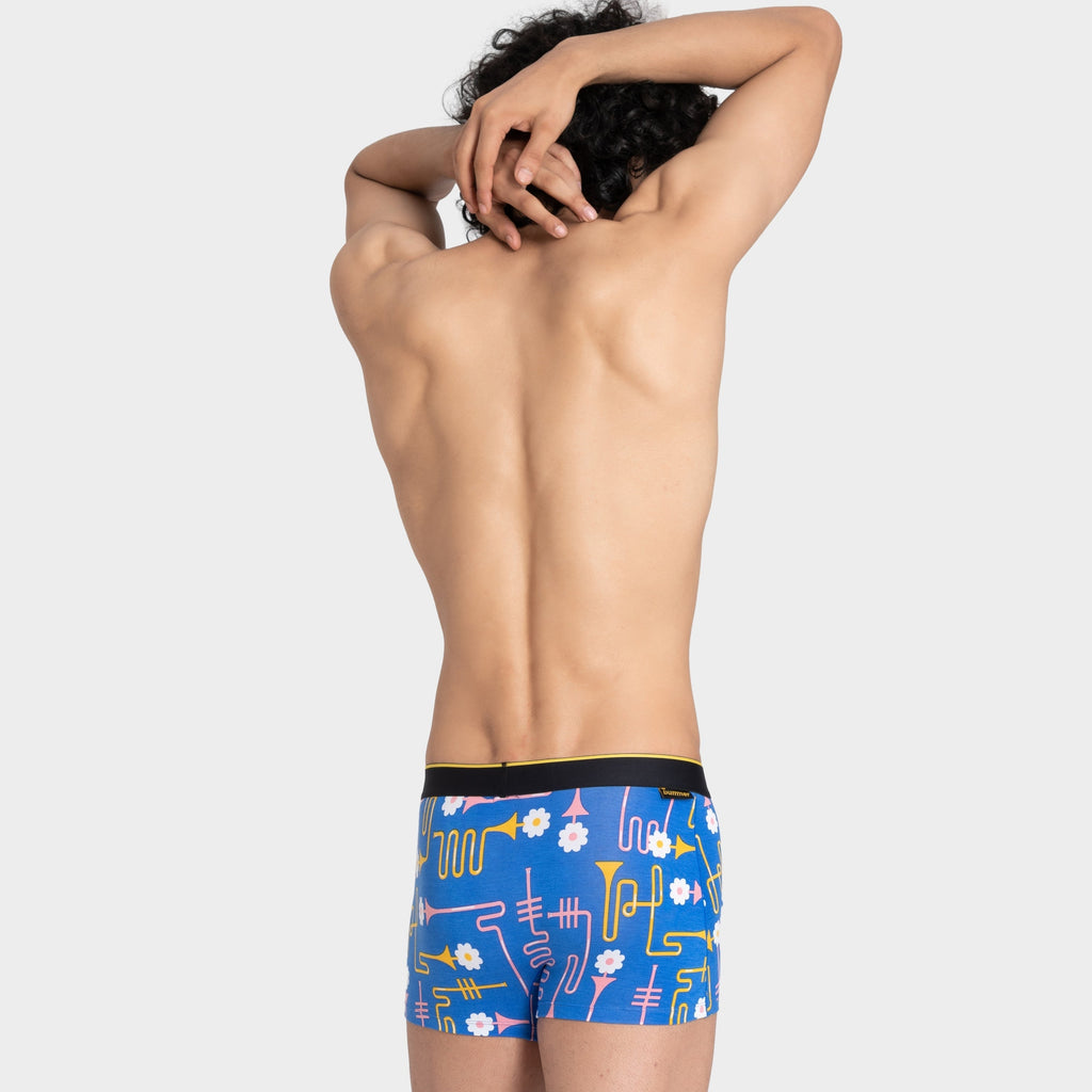 Bummer Soft Modal Trunks Dixie Blues Back
