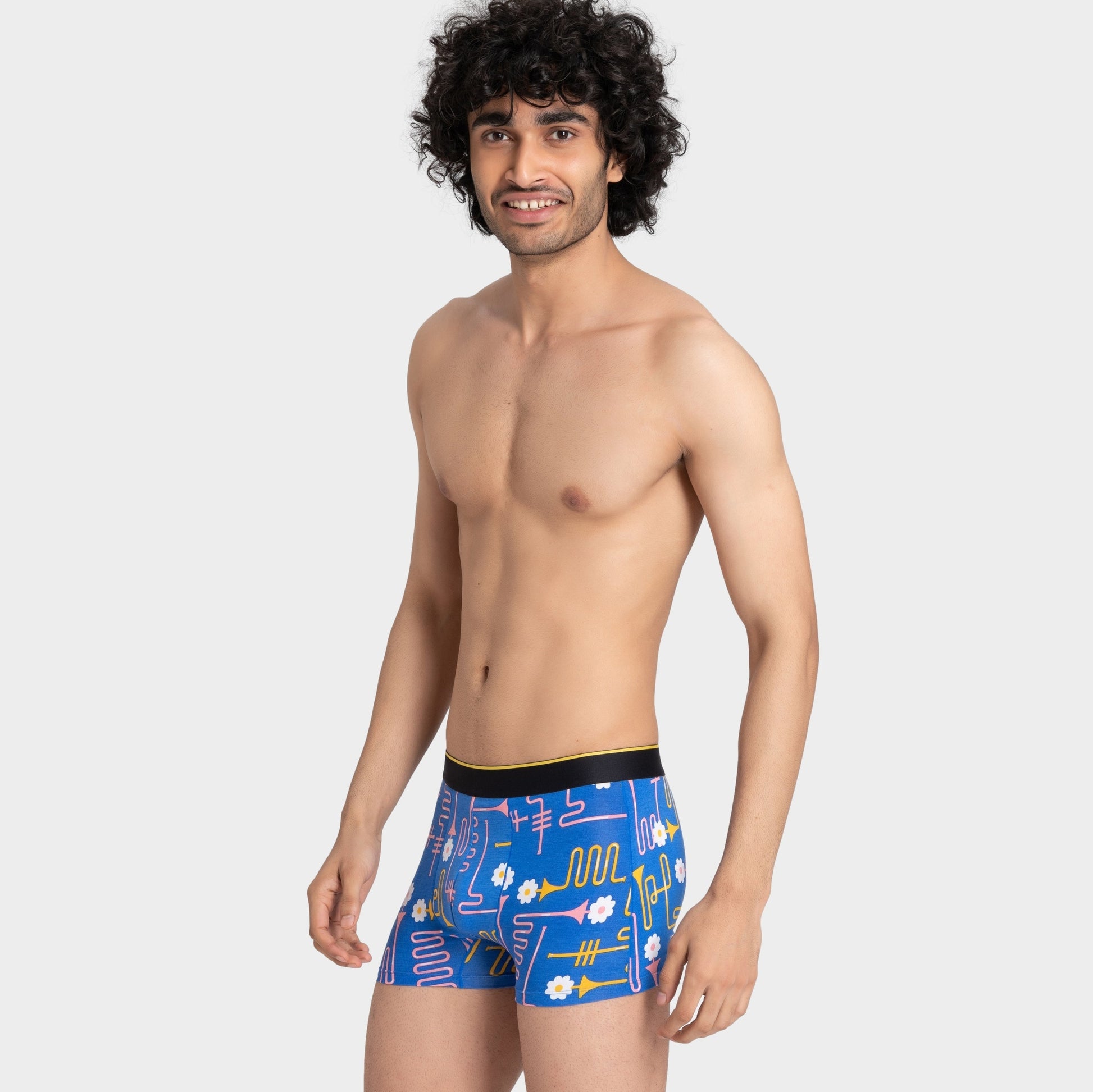 Bummer Soft Modal Trunks Dixie Blues Side