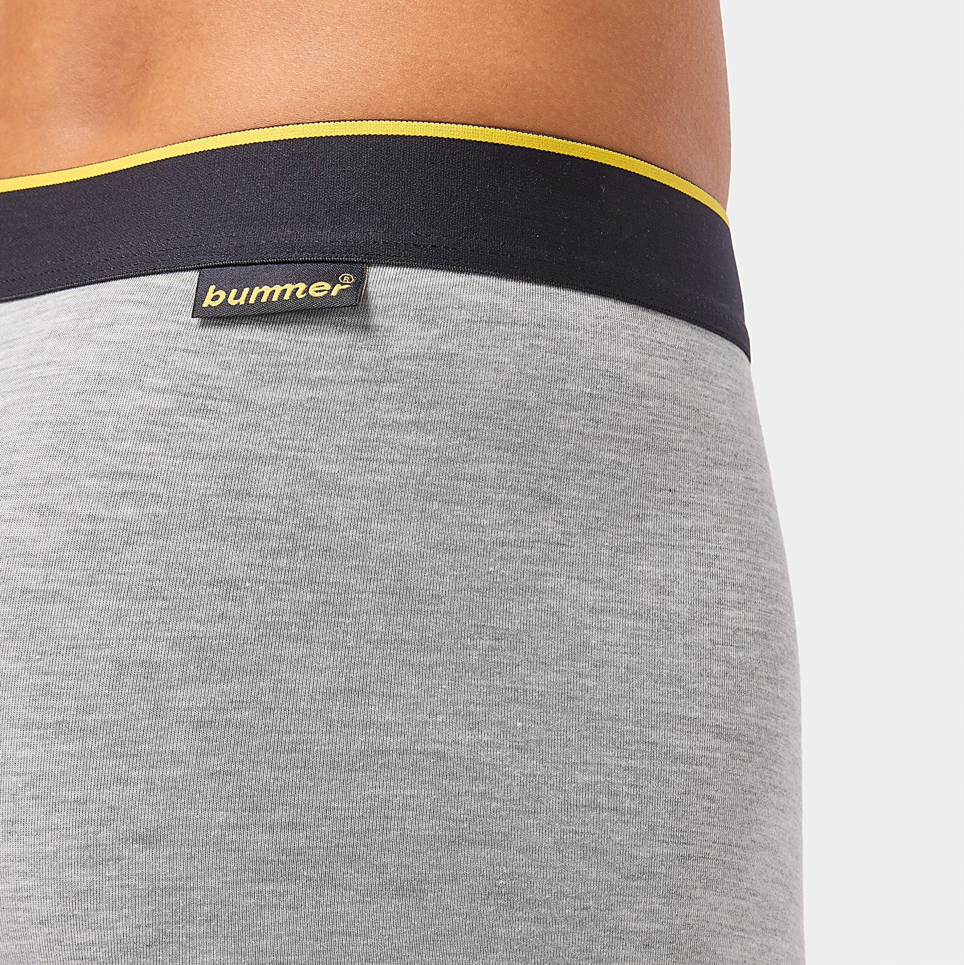 Bummer Soft Modal Trunks Grey Melange Zoom 