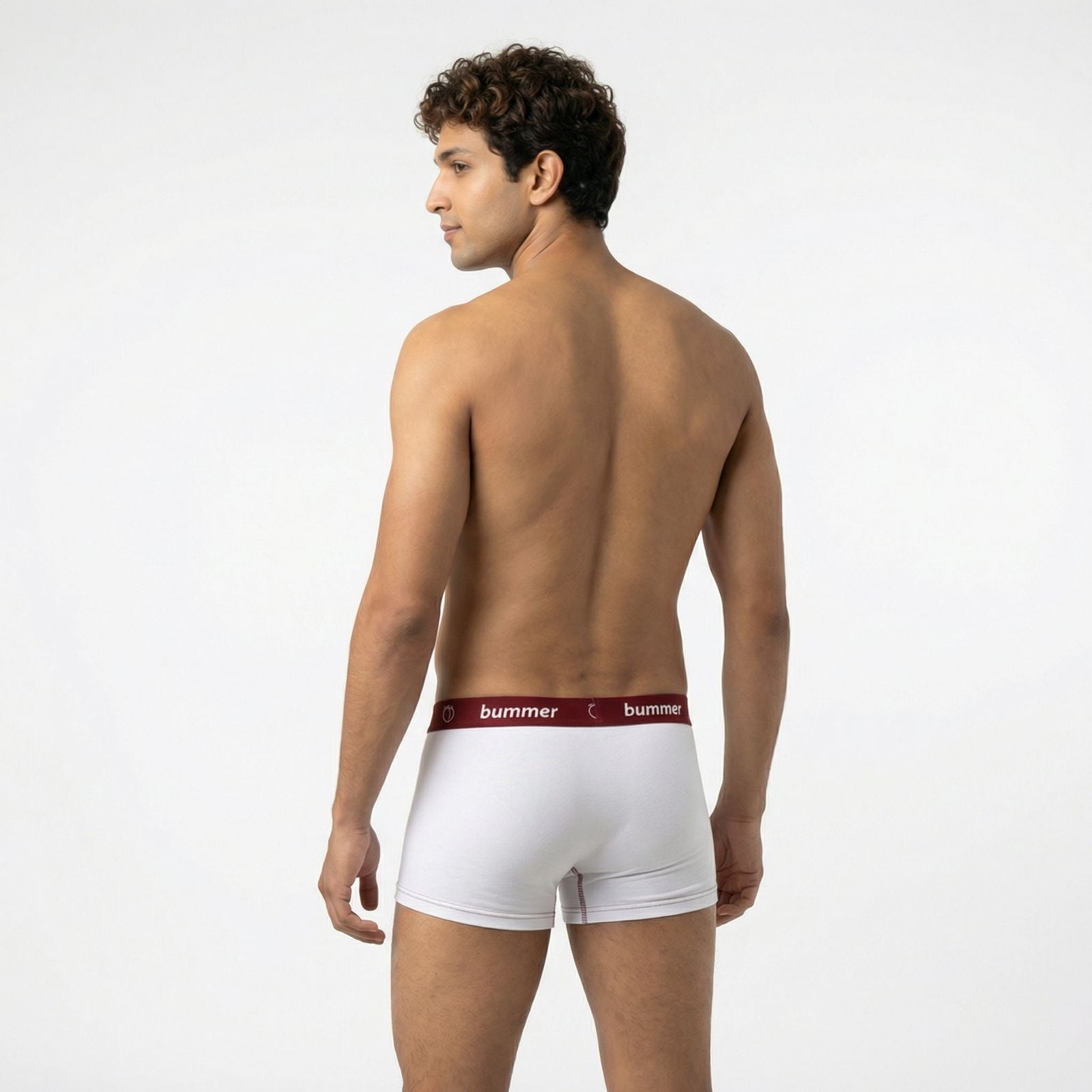 Cotton Stretch Trunks - Blanc