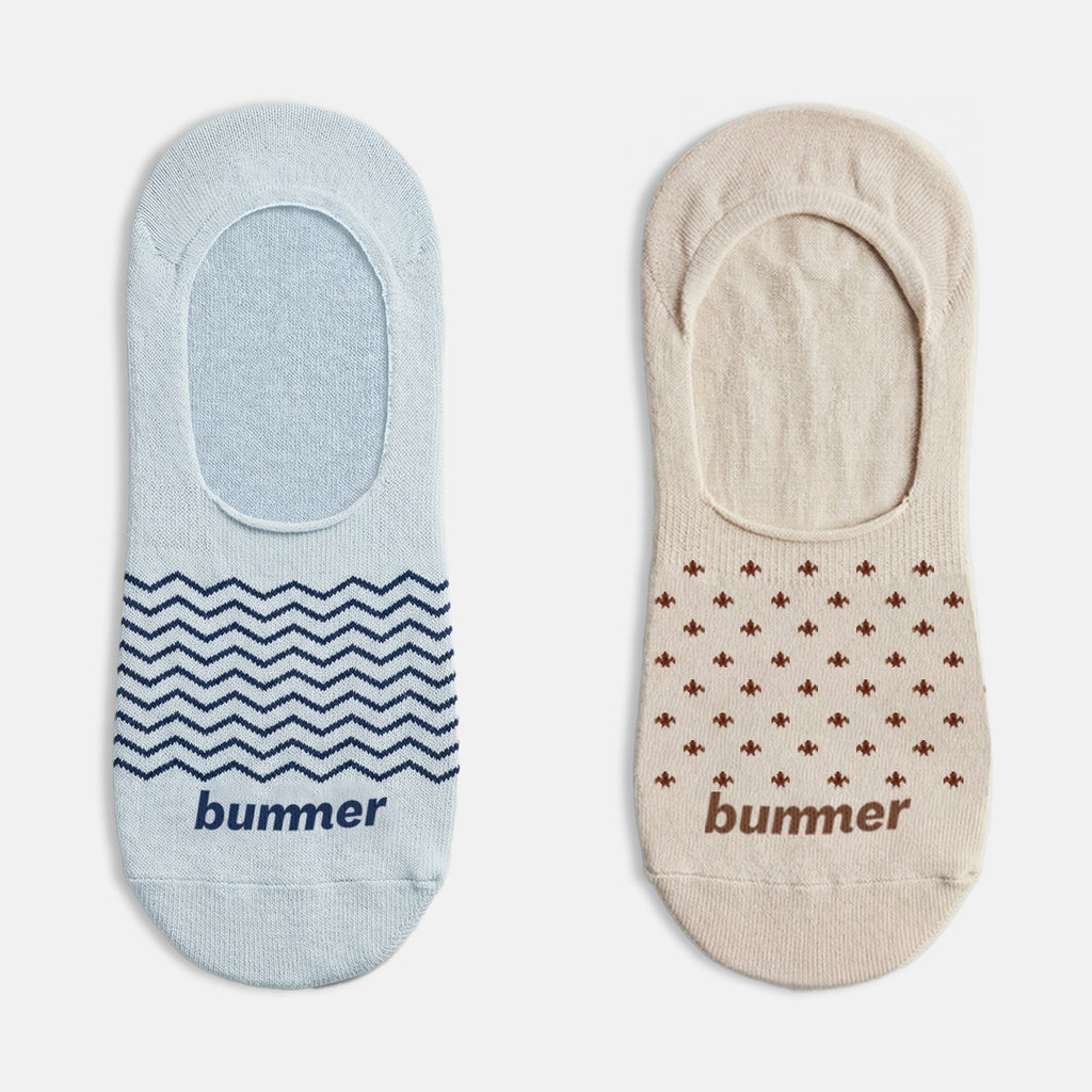 Unisex No Show Socks - 2 Pack