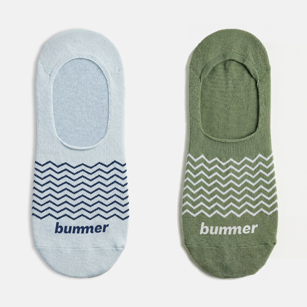 Unisex No Show Socks - 2 Pack