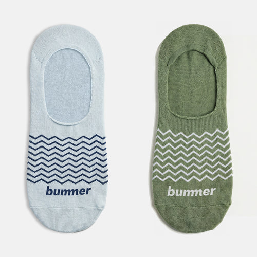 Unisex No Show Socks - 2 Pack