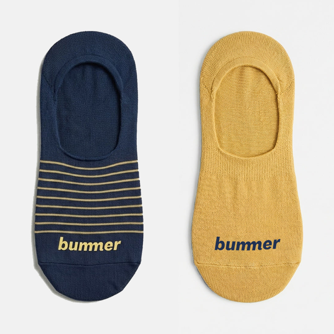 Unisex No Show Socks - 2 Pack