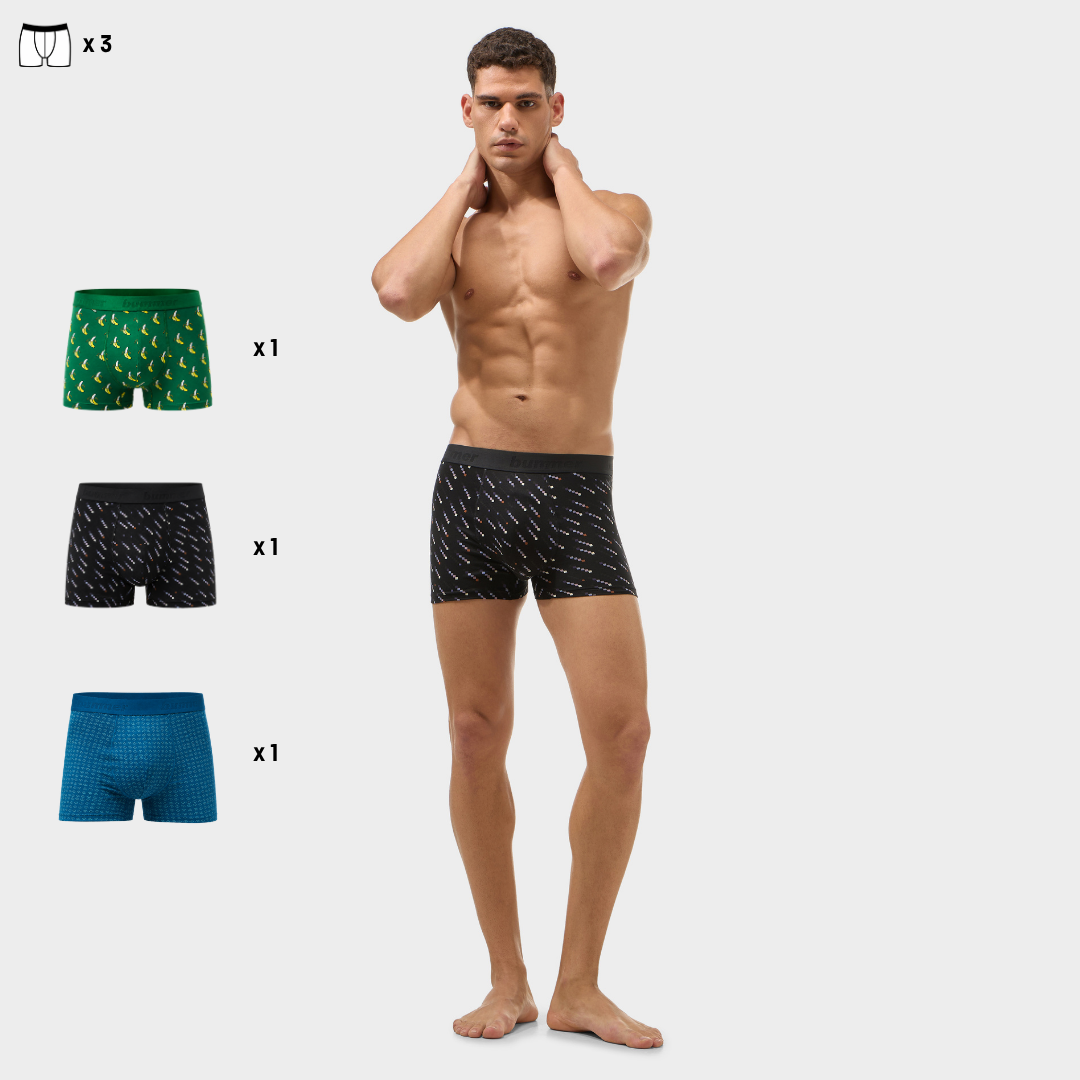 Trunks - Cotton 3 Pack