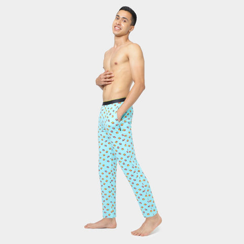 Buy Mens Combo Pack of 2 Lounge Pants  Cream  Melange Grey  GSM170   Free Size Online on Brown Living  Mens Pyjama