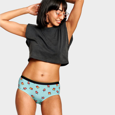 Buy Bummer Plain Solid Hipster Panties for Women
