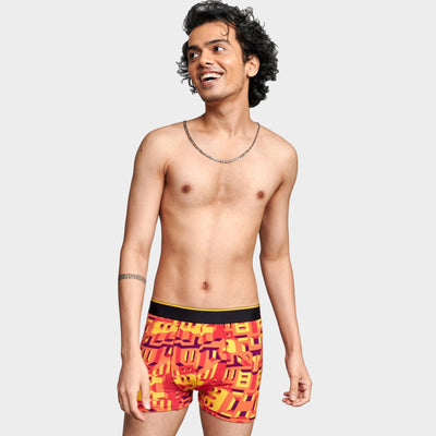 red & yellow printed mens trunks online_#color_bricked