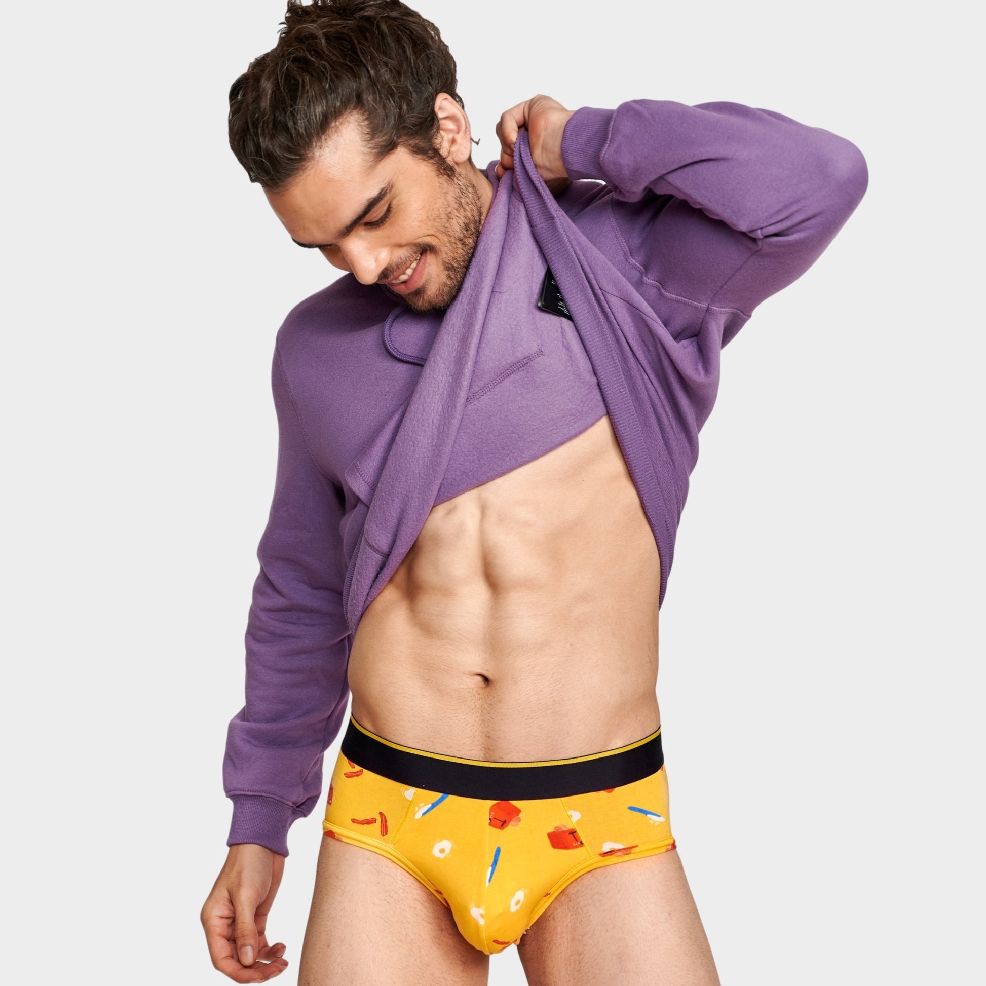 printed mustard brief for men_#color_brekkie