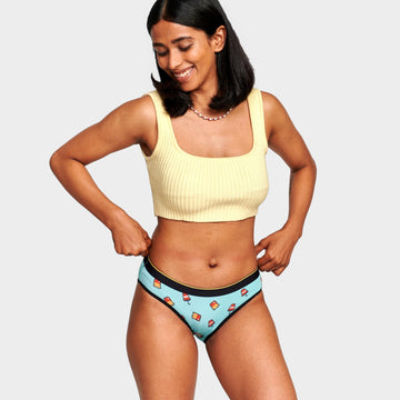 Women Sports High Waisted Bikini Crop Top Thong India