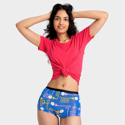 Bummer Women Boy Short Multicolor Panty - Buy Bummer Women Boy Short  Multicolor Panty Online at Best Prices in India